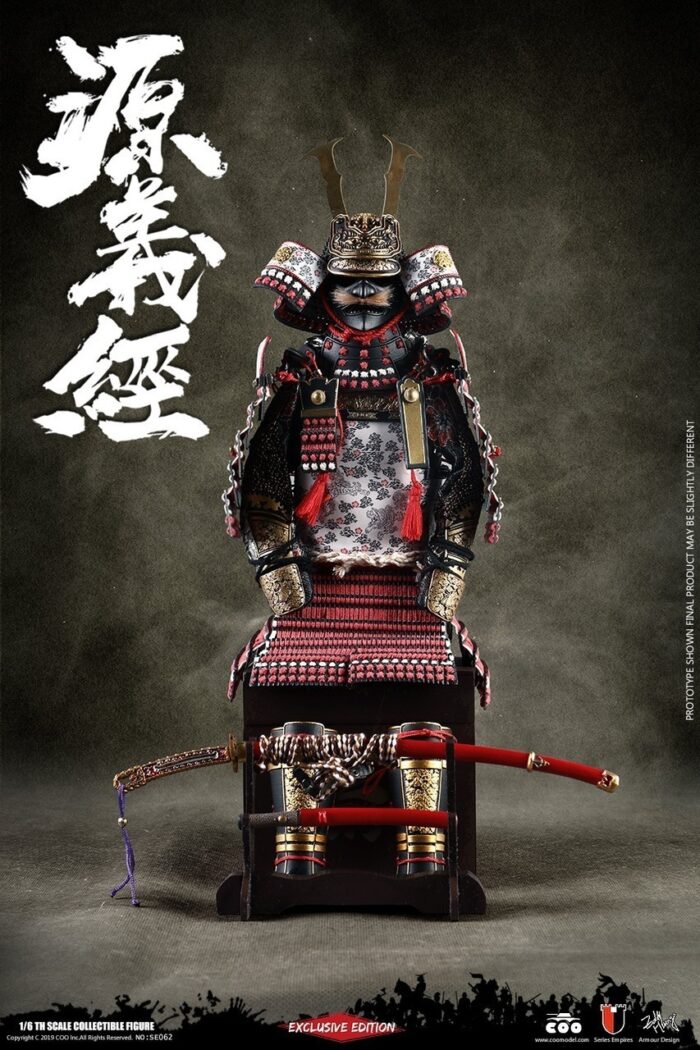 COOMODEL DIECAST ALLOY EMPIRES SERIES - MINAMOTO NO YOSHITSUNE 1/6 SCALE ACTION FIGURE EXCLUSIVE VERSION NO:SE062 - Image 7