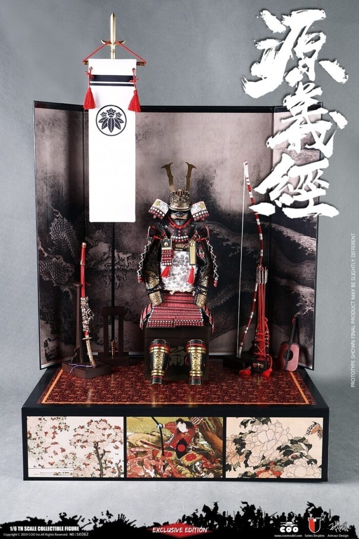 COOMODEL DIECAST ALLOY EMPIRES SERIES - MINAMOTO NO YOSHITSUNE 1/6 SCALE ACTION FIGURE EXCLUSIVE VERSION NO:SE062 - Image 9