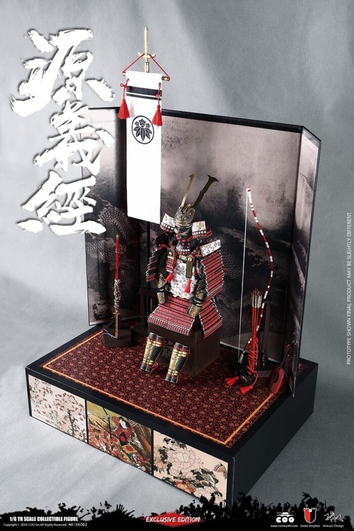 COOMODEL DIECAST ALLOY EMPIRES SERIES - MINAMOTO NO YOSHITSUNE 1/6 SCALE ACTION FIGURE EXCLUSIVE VERSION NO:SE062 - Image 10