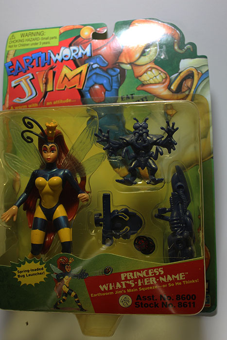 EARTH WORM JIM PRINCESS WHAT'S HER NAME figure MINT PACKAGE SEALED
