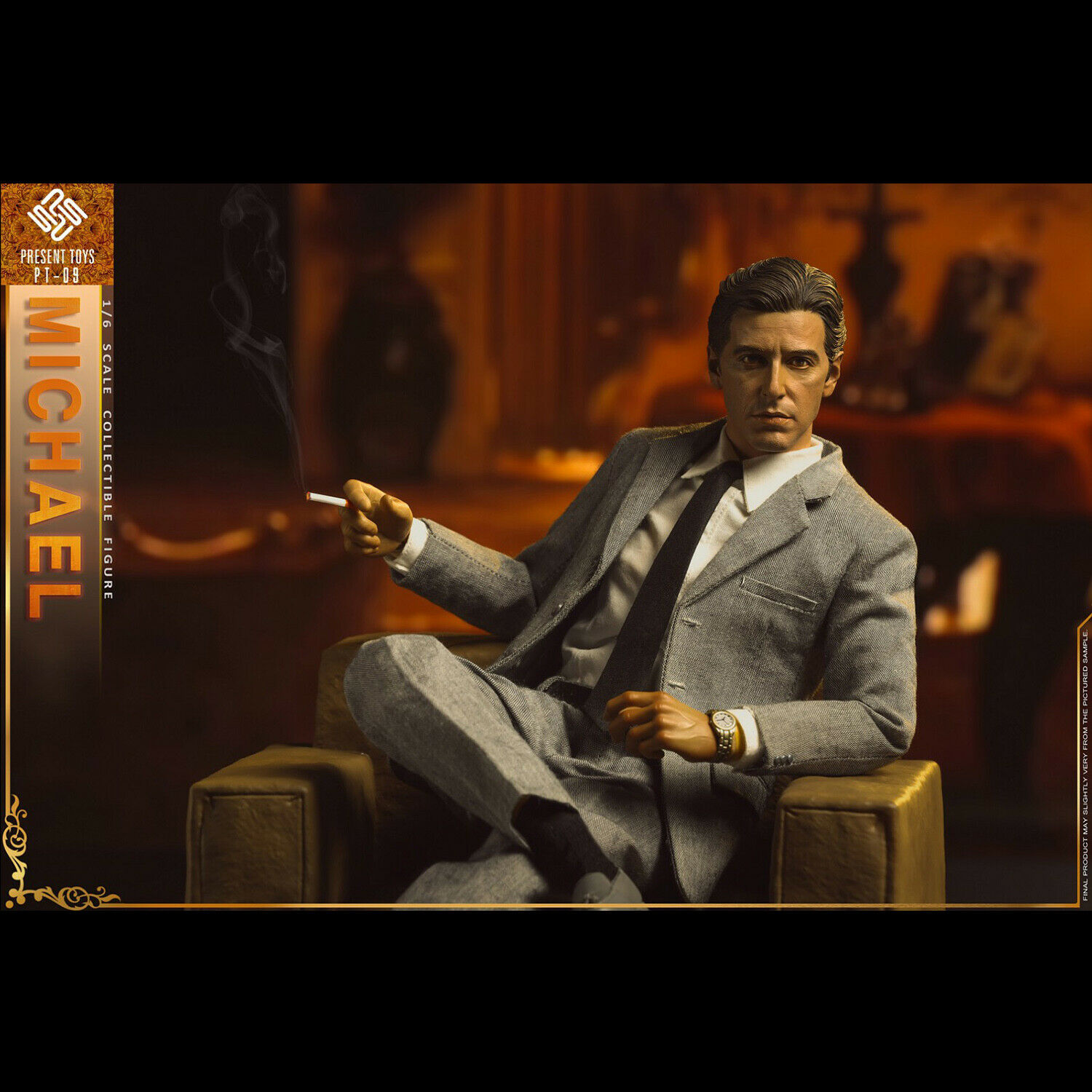 Michael Corleone Godfather Keychain Schlüsselanhänger 6 cm Pokis Figur SD Toys 