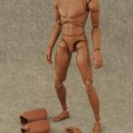 Narrow Shouldered Male Figure Body  African Version  1/6 Scale