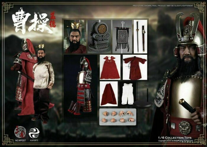 303toys Mp007 1/6 Masterpiece Series-Cao Cao (Mengde) Copper Armored Version