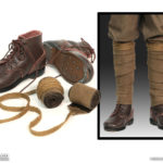 1/6 DID WWI British Infantry boots with leggings loose   B7