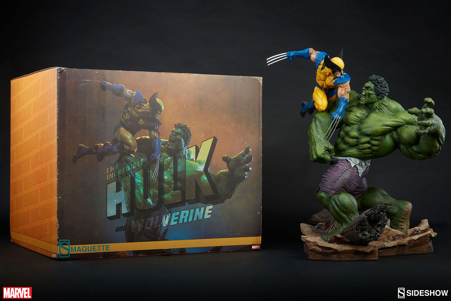 Hulk and Wolverine Maquette by Sideshow Collectibles 200216 · Fairway ...