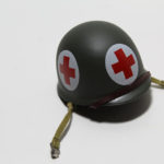 1/6 american  WWII  medic helmet loose