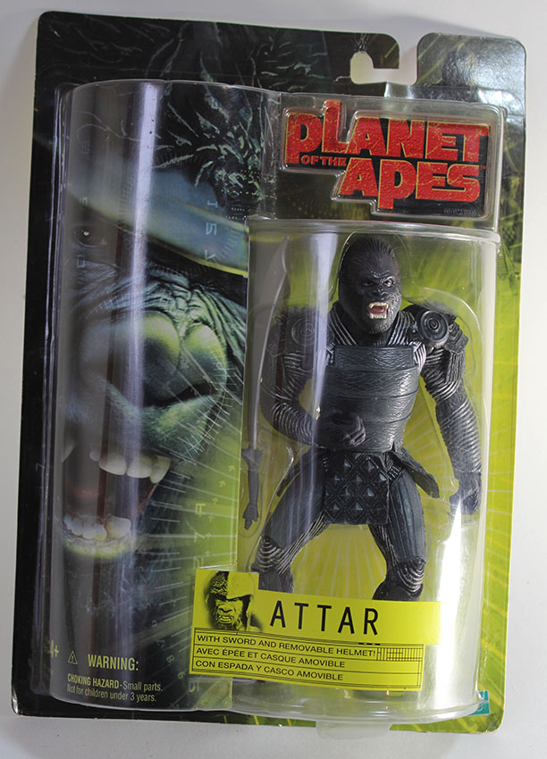 2001 Hasbro Planet Of The Apes Attar Special Collector's Edition Action Figure NEW In Original Box