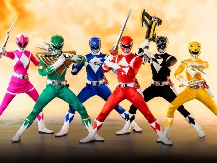 Mighty Morphin Power Rangers FigZero Core Rangers & Green Ranger 1/6 Scale Figure 6-Pack BY THREEZERO
