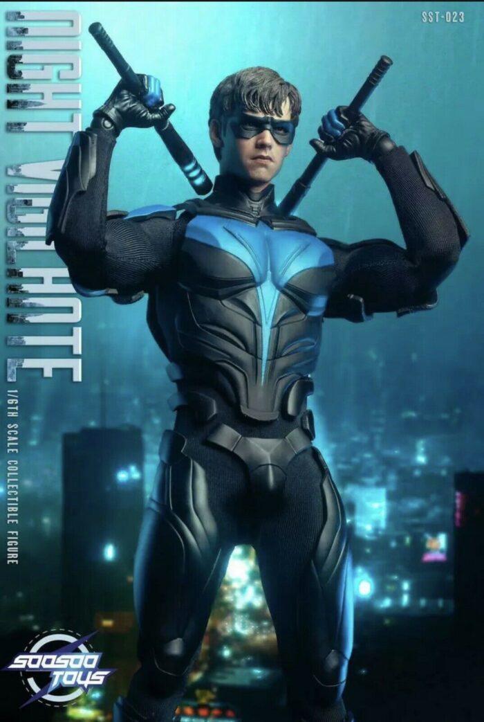 NIGHTWING NIGHT VIGILANTE 1:6 SCALE SOOSOOTOYS SST023 12'' ACTION FIGURE - Image 6