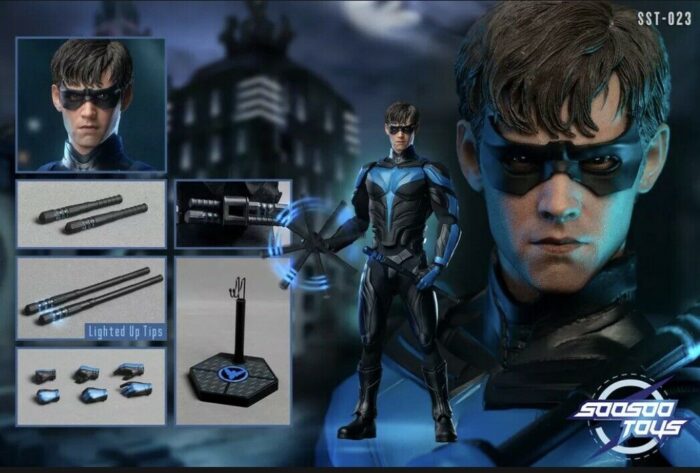 NIGHTWING NIGHT VIGILANTE 1:6 SCALE SOOSOOTOYS SST023 12'' ACTION FIGURE - Image 7