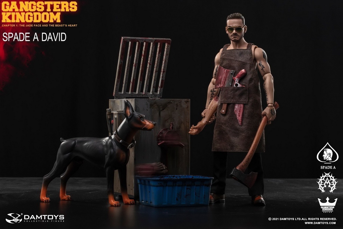 Dobermann for David Spade A - Gangster's Kingdom - DAM Toys 1/6