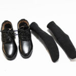 DID 1/6 black dress shoes with socks loose b6