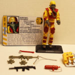 Hasbro GI Joe 50th Anniversary Blowtorch Yellow Outfit Loose 100% Complete with file card minty  B1