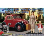 Bronco CB35167 Italian Light Civilian Car (Open Top) w/Lady & Dog 1/35