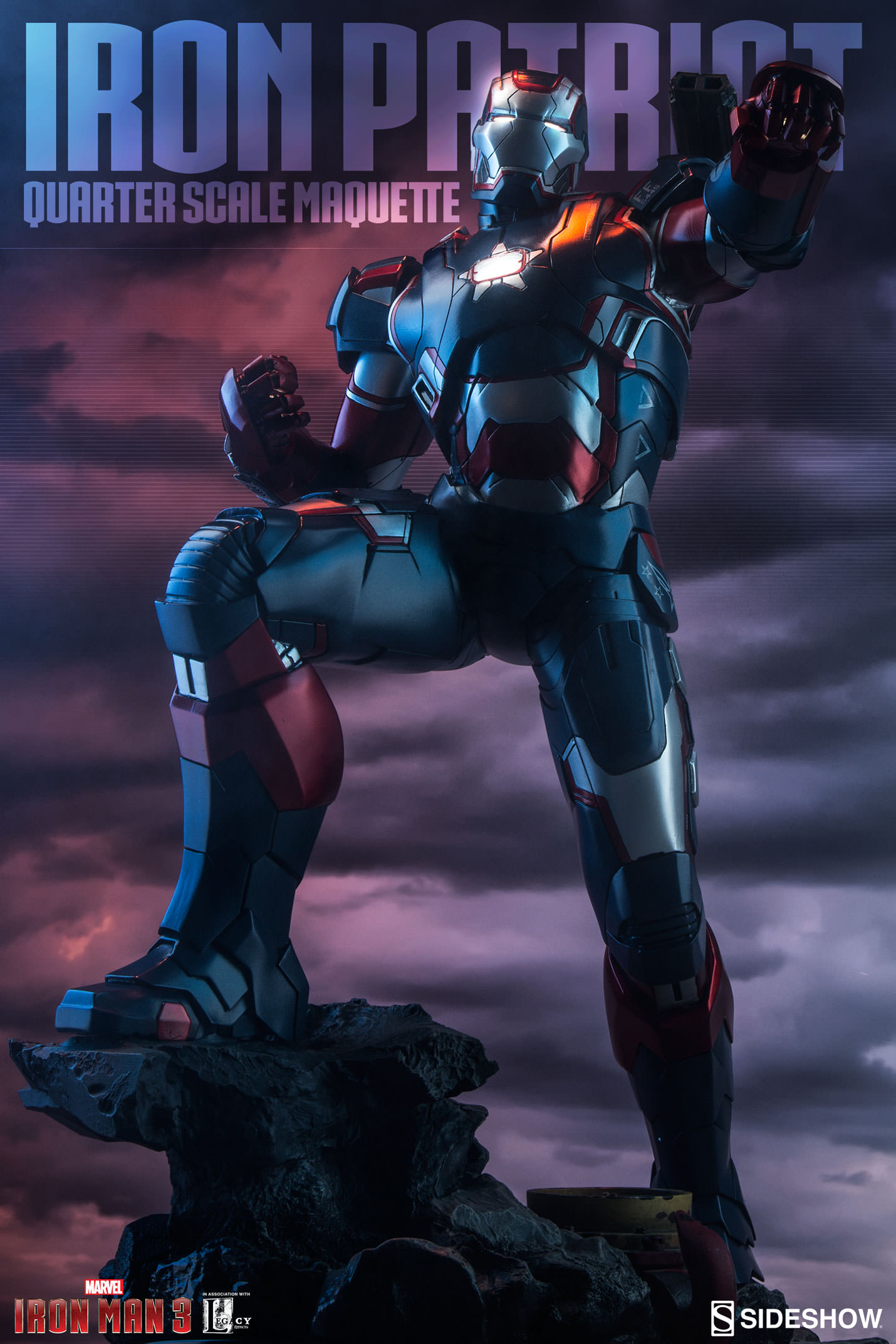 Iron Patriot Quarter Scale Maquette by Sideshow Collectibles