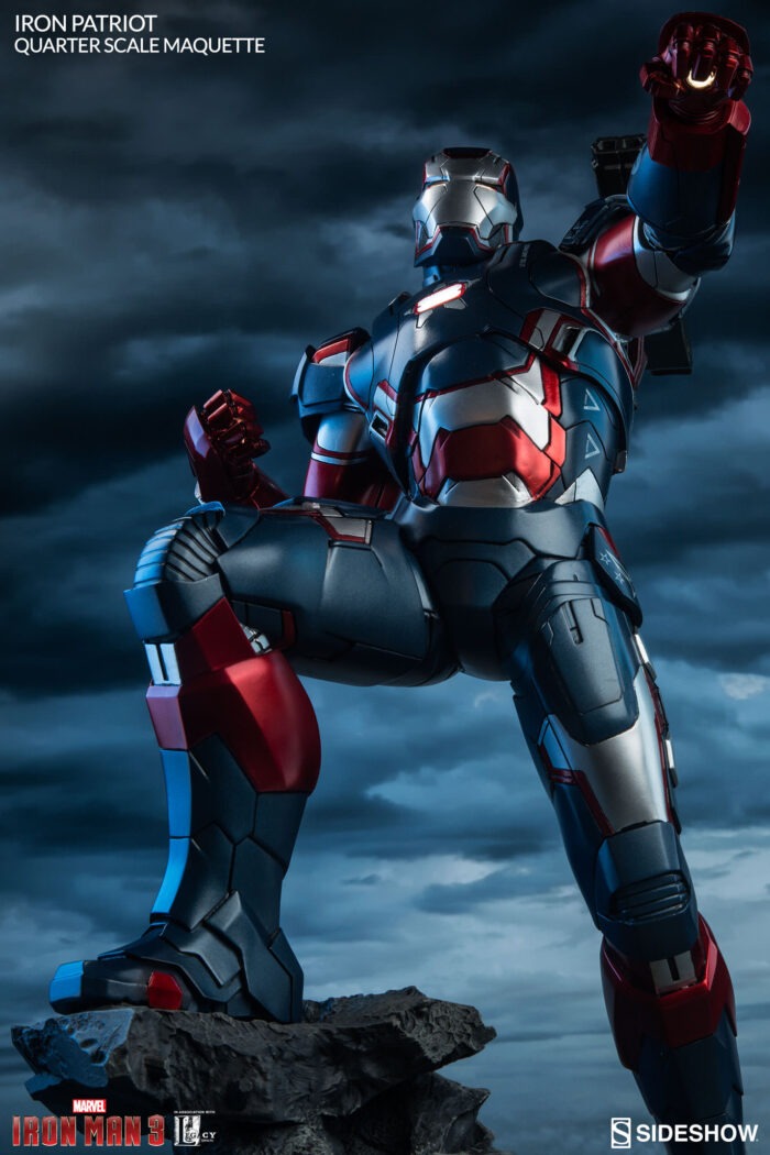 Iron Patriot Quarter Scale Maquette by Sideshow Collectibles - Image 2