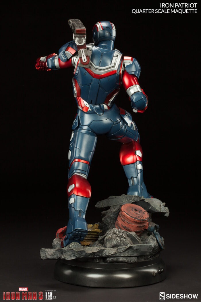 Iron Patriot Quarter Scale Maquette by Sideshow Collectibles - Image 5