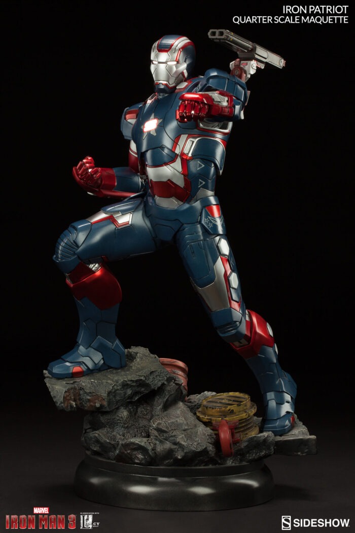 Iron Patriot Quarter Scale Maquette by Sideshow Collectibles - Image 6