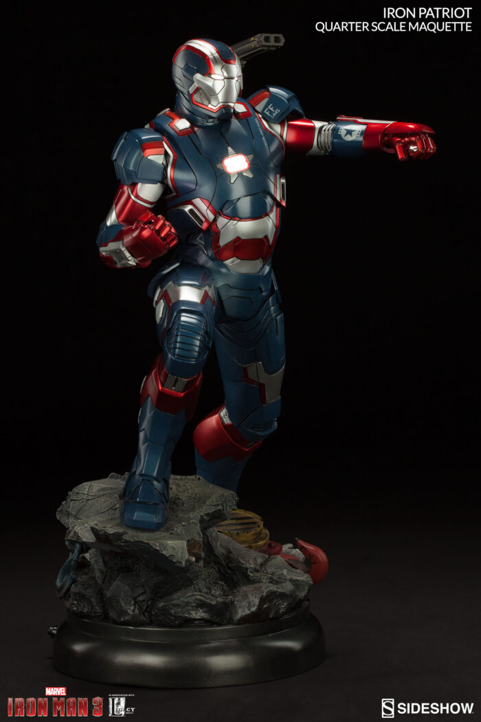 Iron Patriot Quarter Scale Maquette by Sideshow Collectibles - Image 7