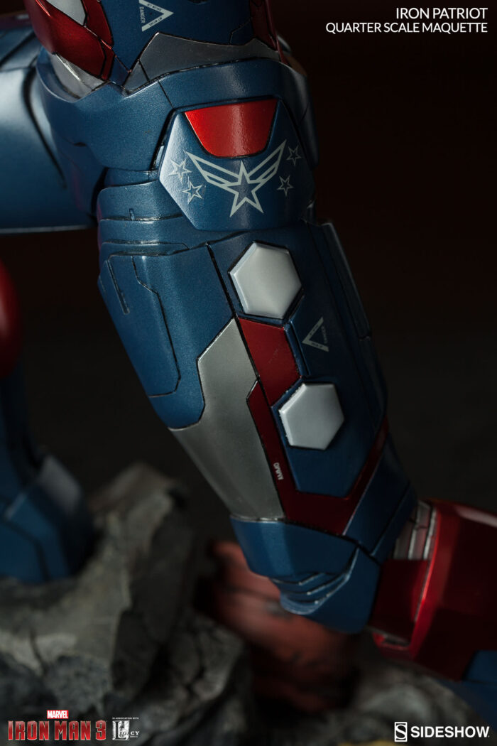 Iron Patriot Quarter Scale Maquette by Sideshow Collectibles - Image 9