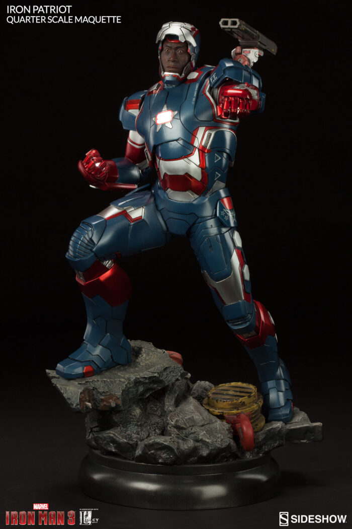 Iron Patriot Quarter Scale Maquette by Sideshow Collectibles - Image 11