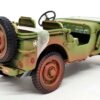 AD 1/18 - Jeep Willy's Military Vehicle US Army Weathered Diecast - Image 3