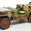 AD 1/18 - Jeep Willy's Military Vehicle US Army Weathered Diecast - Image 5