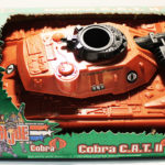 GI JOE COBRA C.A.T. II CAT Tank motorized w/ CRIMSON GUARD IMMORTAL 2003 sealed