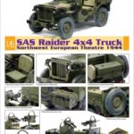 DRAGON  75042 1/6th SCALE SAS RAIDER JEEP TRUCK1944 NW EURO THEATRE model kit