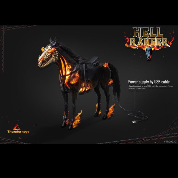 Thunder Toys Hell Ranger Horse TD2023C 12" 1/6 Scale - Image 2