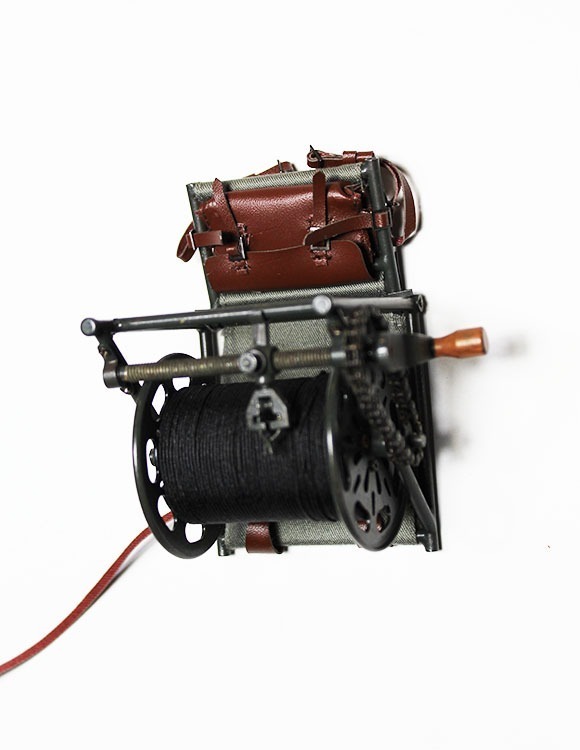 DiD 1/6 german metal cable layer backpack loose B10 · Fairway Hobbies