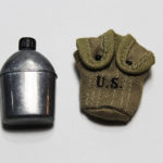 soldier story or did 1/6 solid metal canteen with cover loose  B15