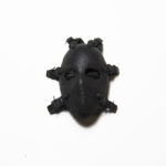 1/6 scale black "omnibus" style mask black   B10