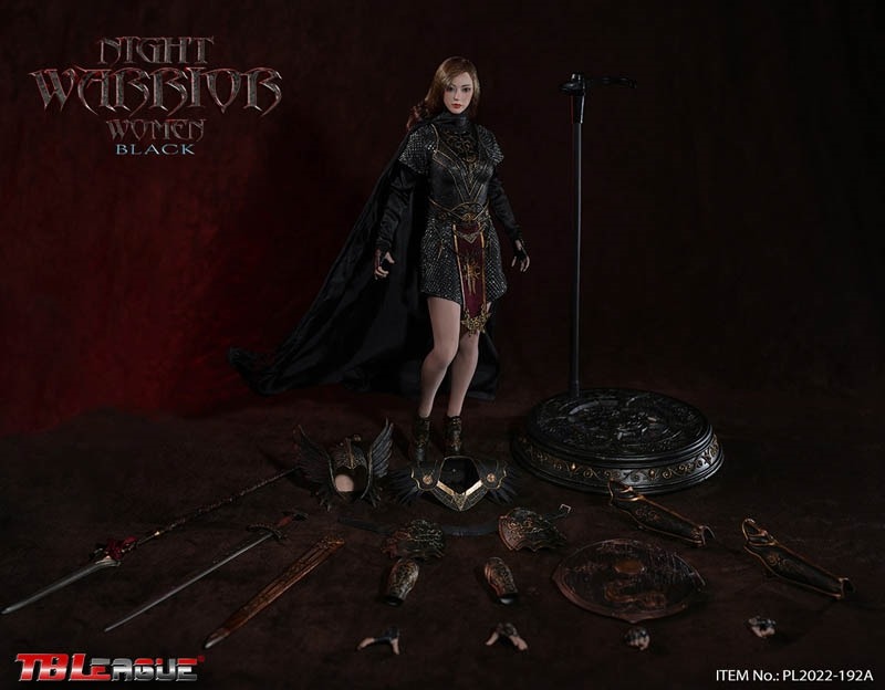 NIGHT WARRIOR WOMEN BLACK VERSION TBLEAGUE 1/6 SCALE FIGURE