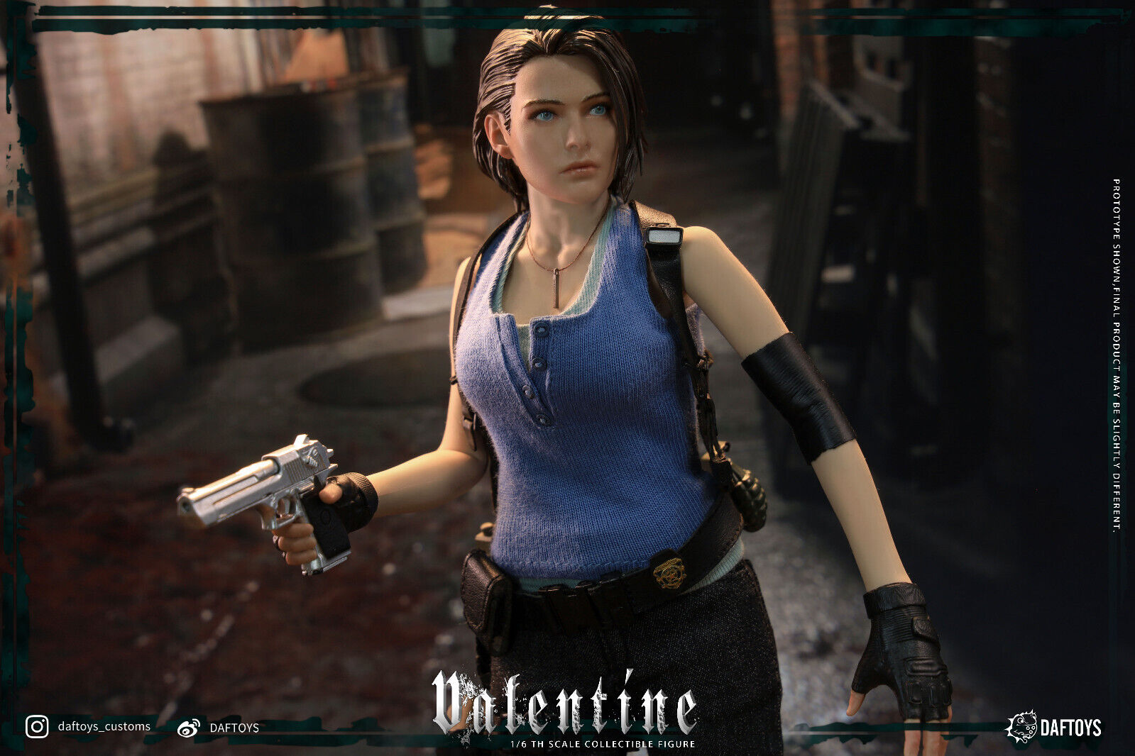 Kit Jill Valentine Resident Evil 3 1/6 Compatível Hot Toys