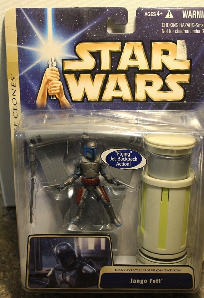 HASBRO STAR WARS SAGA ULTRA JANGO FETT KAMINO CONFRONTATION DELUXE FIGURE carded