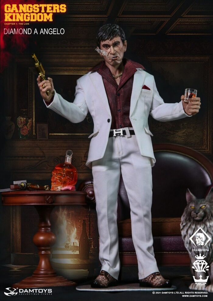 1:6 scale DamToys Gangster's Kingdom Diamond Angelo 12" Action Figure DAM-GK023