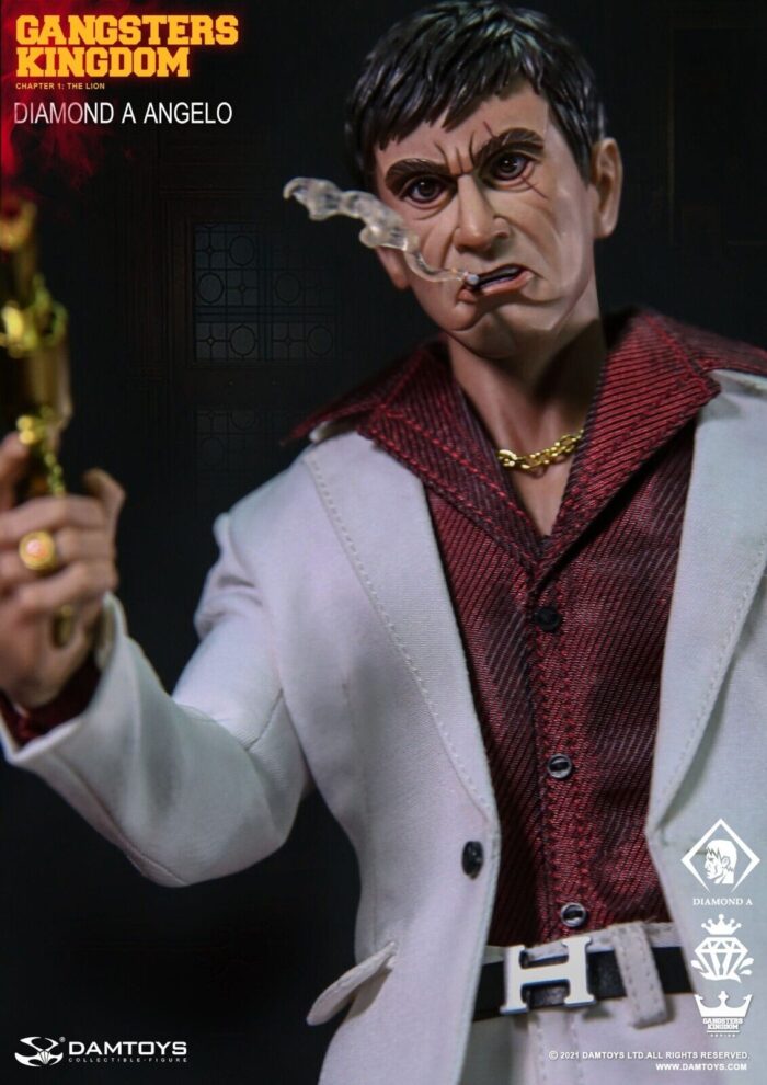 1:6 scale DamToys Gangster's Kingdom Diamond Angelo 12" Action Figure DAM-GK023 - Image 5