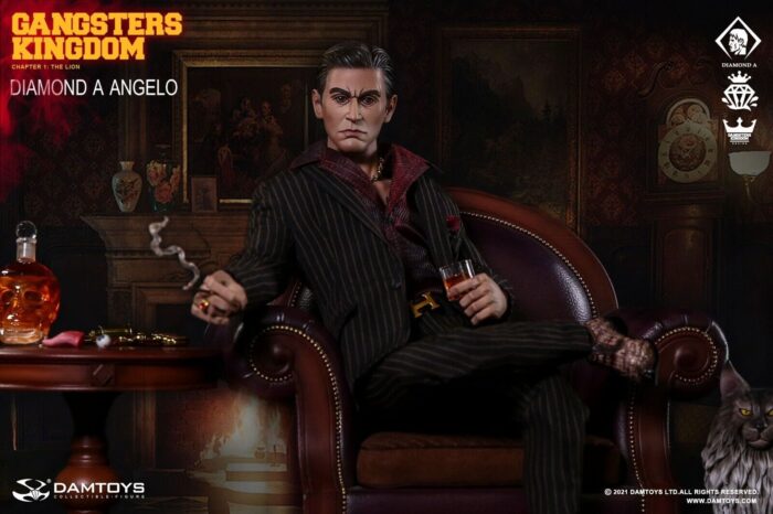 1:6 scale DamToys Gangster's Kingdom Diamond Angelo 12" Action Figure DAM-GK023 - Image 6