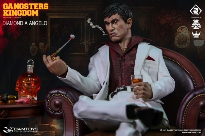 1:6 scale DamToys Gangster's Kingdom Diamond Angelo 12" Action Figure DAM-GK023 - Image 7