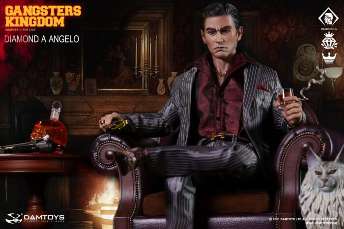 1:6 scale DamToys Gangster's Kingdom Diamond Angelo 12" Action Figure DAM-GK023 - Image 11