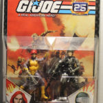 GI Joe 25th Anniversary Comic Two-Pack General Hawk & Agent Scarlett sealed