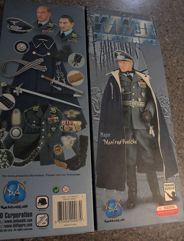 Figurine 1/6 DID Manfred Boelcke - Major Luftwaffe D80027 - NEUVE