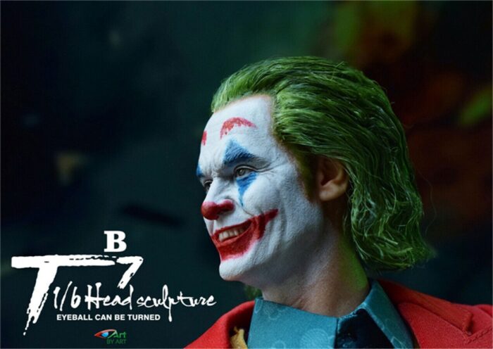 1:6 BY-ART BY-T7B Joker Joaquin Phoenix Head Sculpt For 12" - Image 3