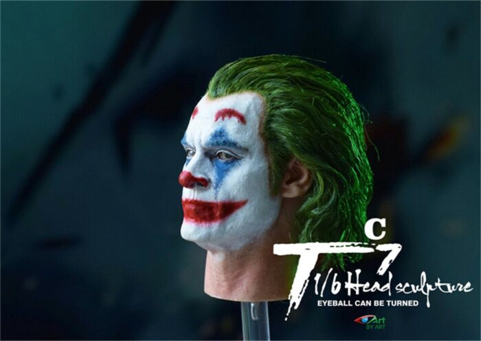 BY-ART 1:6 BY-T7C Joker arthur fleck Head Sculpt For 12" - Image 2