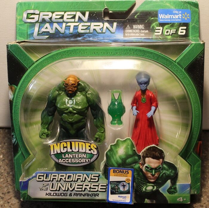 Guardians of the Universe Kilowog & Ranakar Action Figure 2-Pack #3 of 6 green lantern