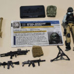 GI JOE 30TH POC STEEL BRIGADE TROOPER  COMPLETE with file card (variant?)    G3