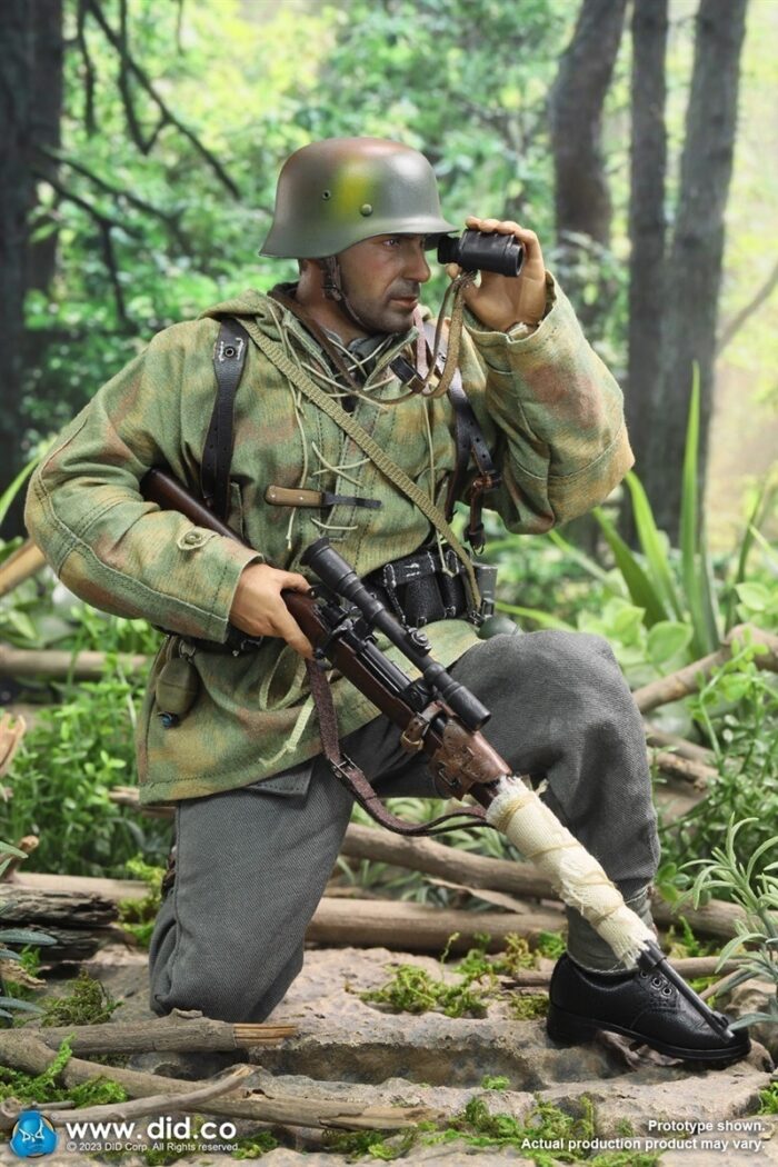 WOLFGANG  WWII GERMAN WERMACHT HEER SNIPER DID 1/6 SCALE FIGURE - Image 2