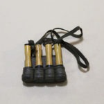 1/6 vietnamese grenade pouch with 4 stick grenades loose     B3