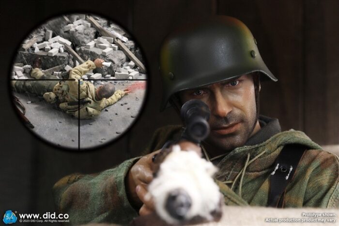 WOLFGANG  WWII GERMAN WERMACHT HEER SNIPER DID 1/6 SCALE FIGURE - Image 10